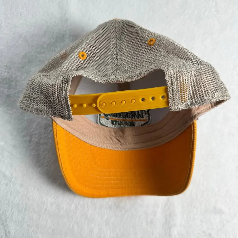 Whistling Straits Golf Trucker Hat Snapback Ahead Classic Cap Green Yellow Mesh